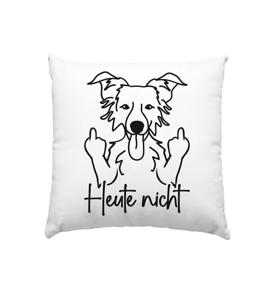 Heute nicht - Border Collie - Kissen 40x40cm