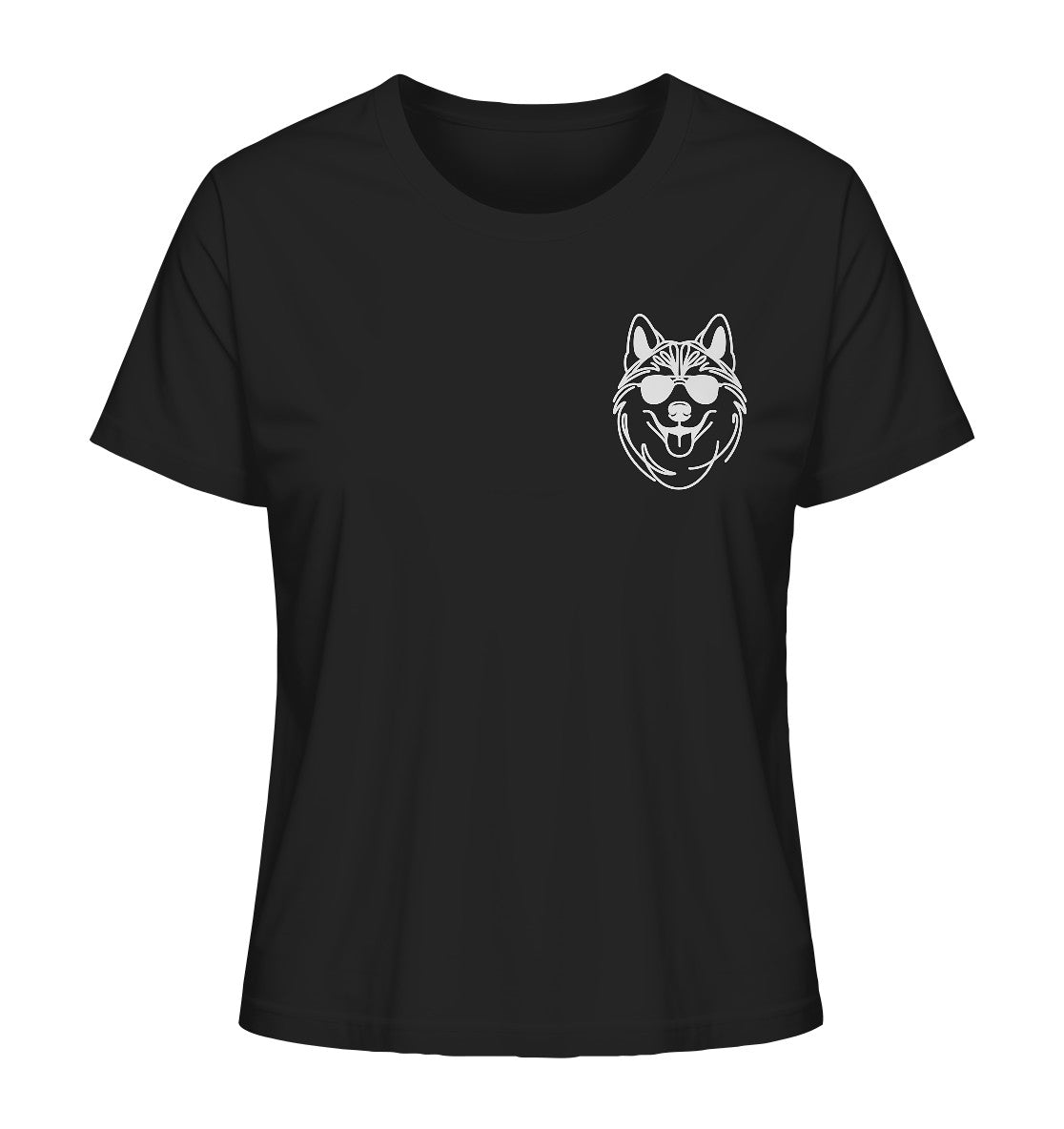 Line Art - Cooler Husky - Ladies Organic Shirt