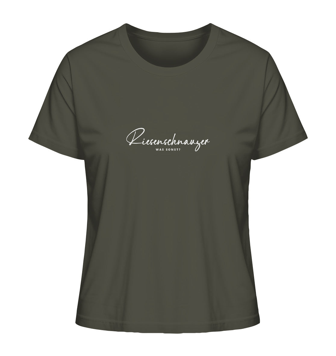 Was sonst? Riesenschnauzer - Ladies Organic Shirt