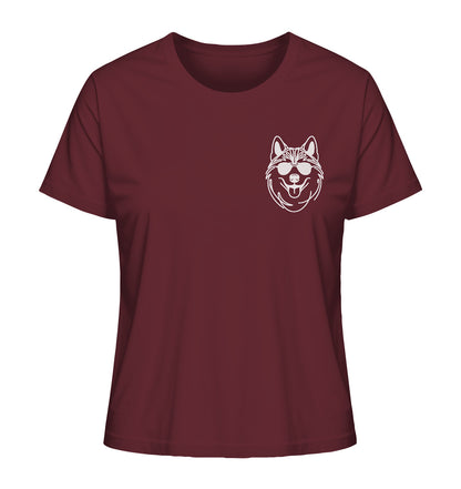Line Art - Cooler Husky - Ladies Organic Shirt