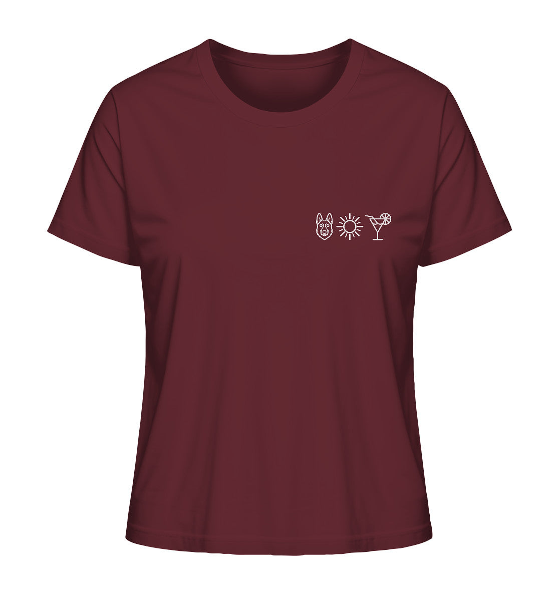 Schäferhund - Sonne Cocktail - Ladies Organic Shirt