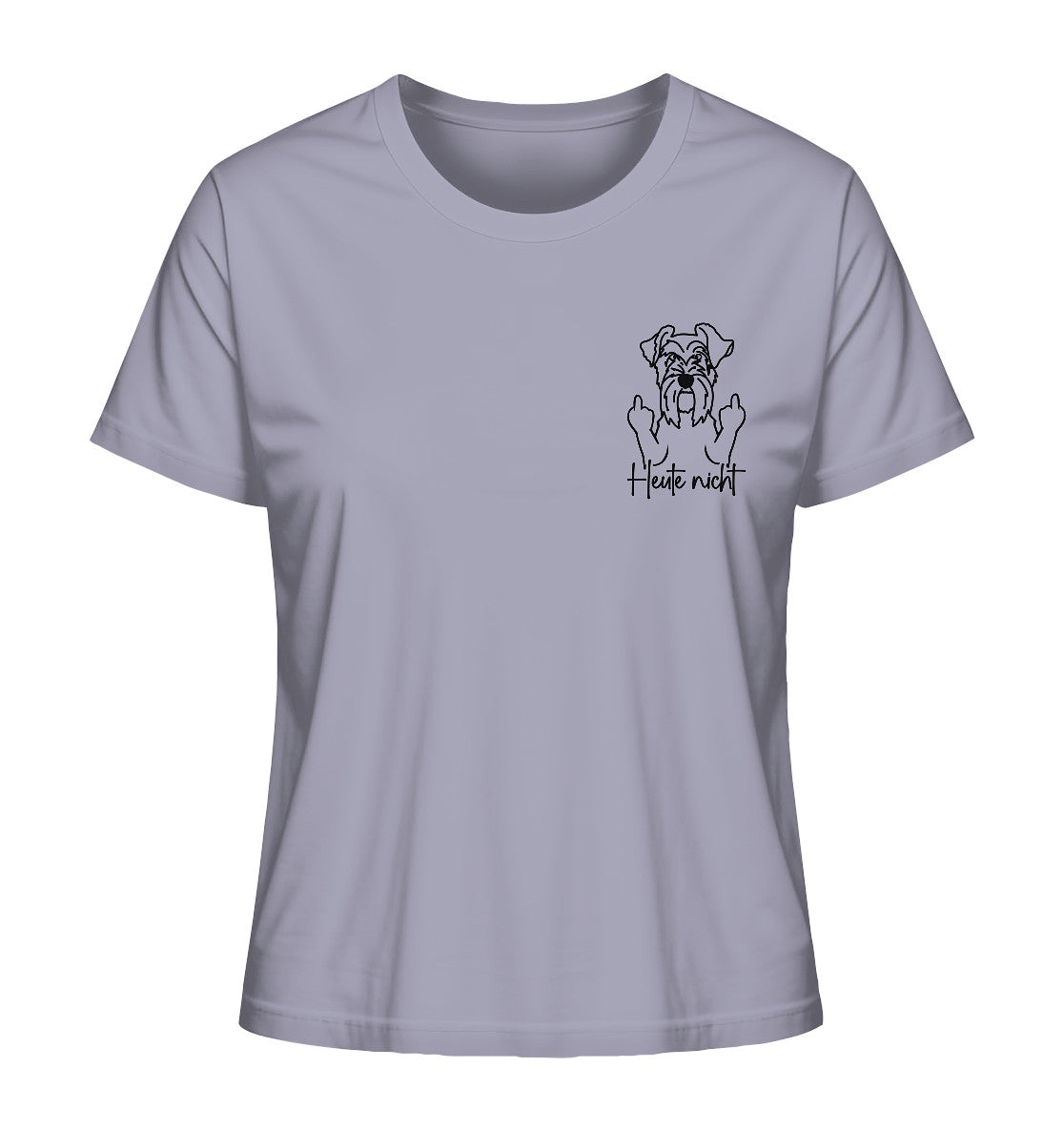 Heute nicht - Schnauzer - Ladies Organic Shirt