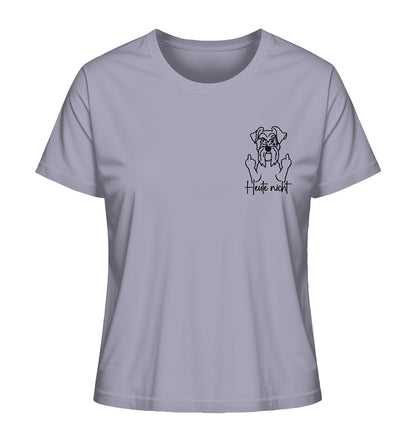 Heute nicht - Schnauzer - Ladies Organic Shirt