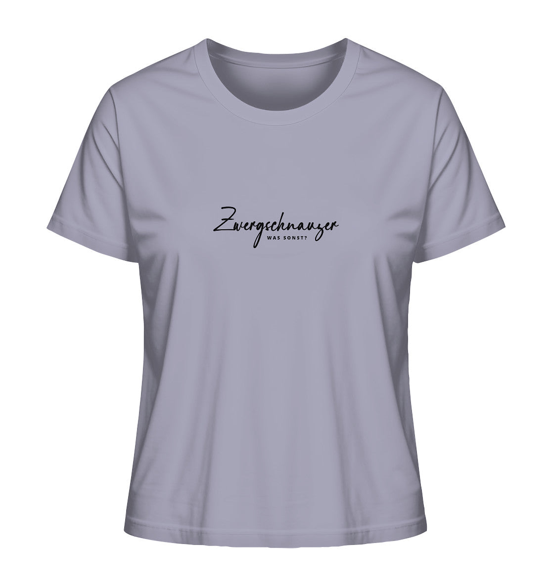 Was sonst? Zwergschnauzer - Ladies Organic Shirt