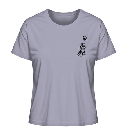 Ballon Basset Hound - Ladies Organic Shirt