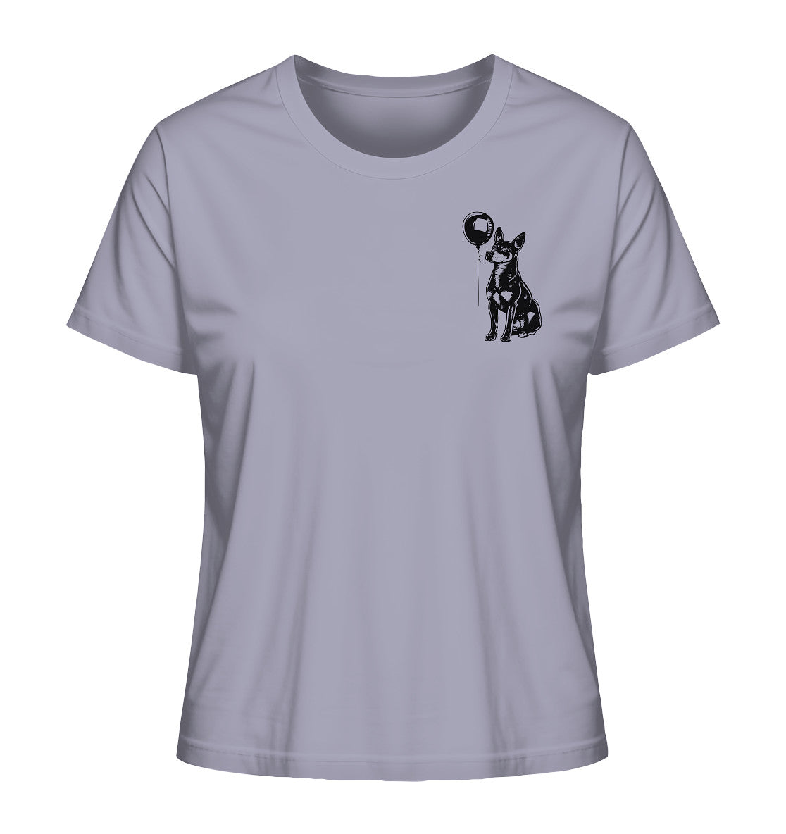Ballon Australian Kelpie - Ladies Organic Shirt