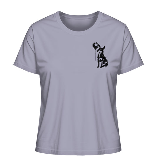 Ballon Australian Kelpie - Ladies Organic Shirt