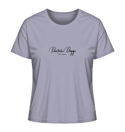 Was sonst? Deutsche Dogge - Ladies Organic Shirt