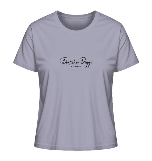 Was sonst? Deutsche Dogge - Ladies Organic Shirt