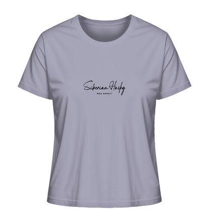 Was sonst? Siberian Husky - Ladies Organic Shirt