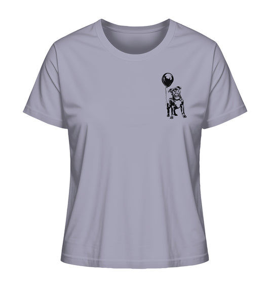 Ballon Staffordshire Bullterrier - Ladies Organic Shirt