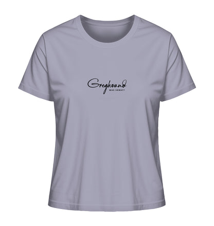 Was sonst? Greyhound - Ladies Organic Shirt