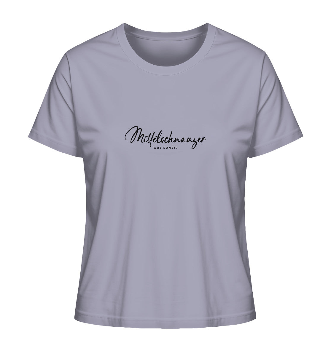 Was sonst? Mittelschnauzer - Ladies Organic Shirt