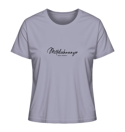 Was sonst? Mittelschnauzer - Ladies Organic Shirt