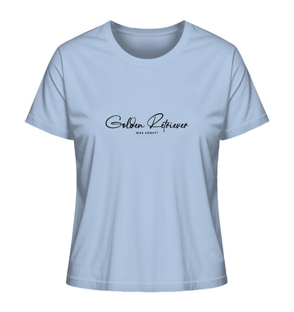 Was sonst? Golden Retriever - Ladies Organic Shirt
