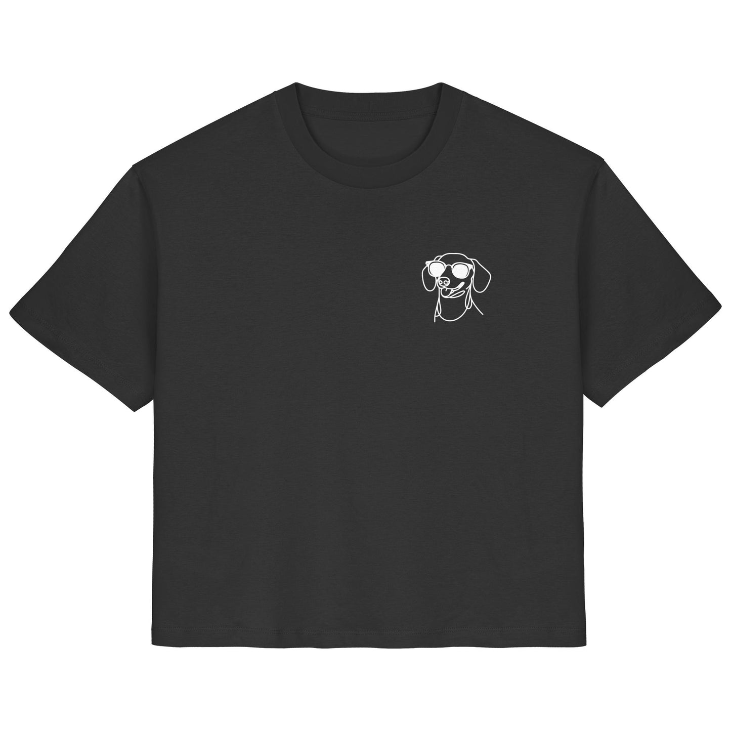 Line Art - Cooler Dackel (Kurzhaar) - Ladies Organic Shirt