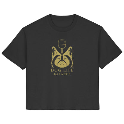 Dog Life Balance - American Akita - Ladies Organic Shirt