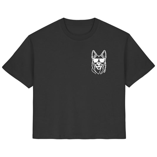 Line Art - Cooler Holländischer Schäferhund - Ladies Organic Shirt