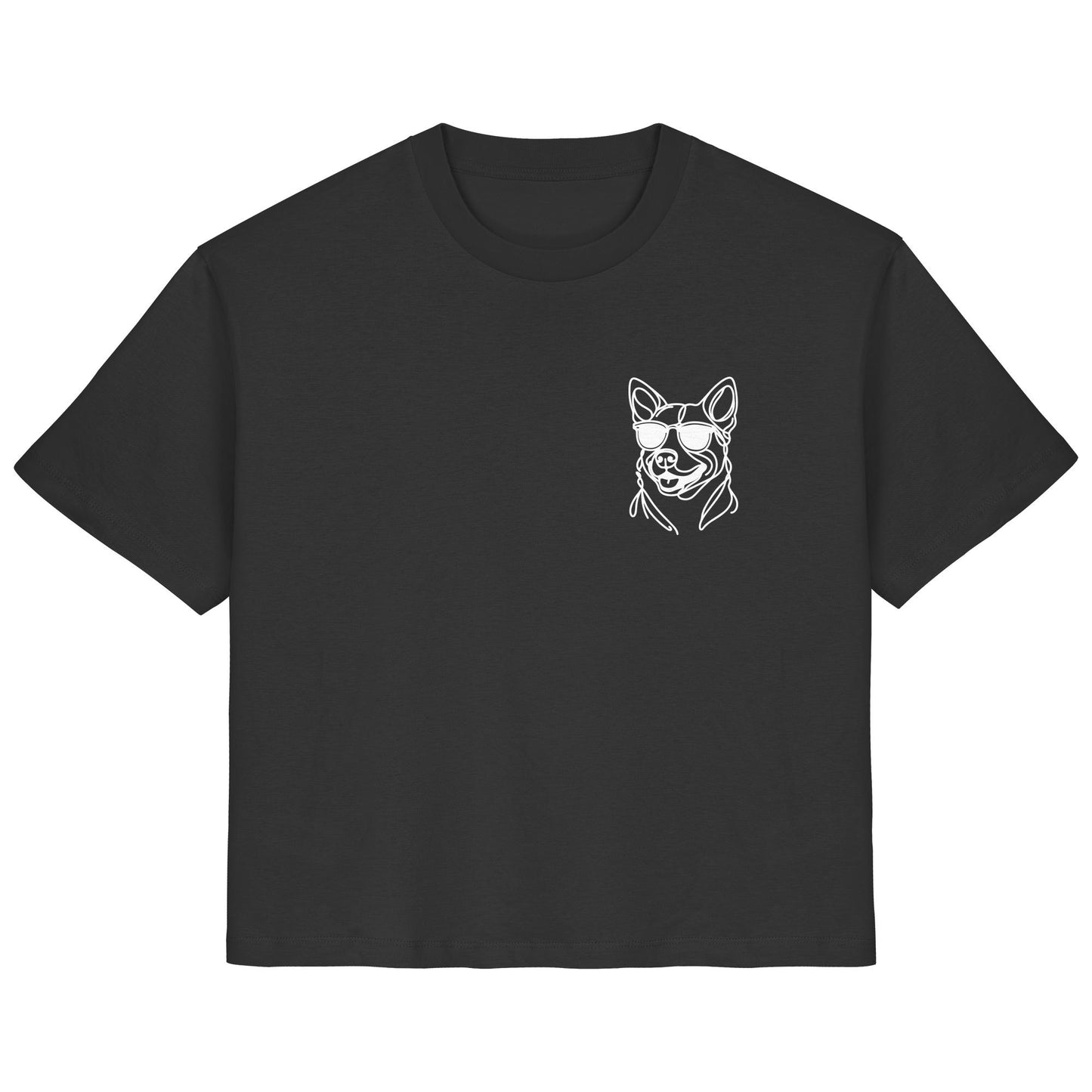Line Art - Cooler Australian Cattle Dog - Ladies Organic Shirt