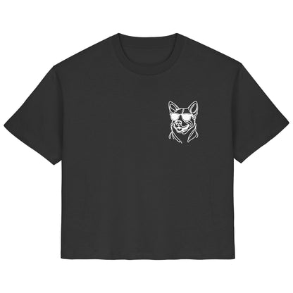Line Art - Cooler Australian Cattle Dog - Ladies Organic Shirt