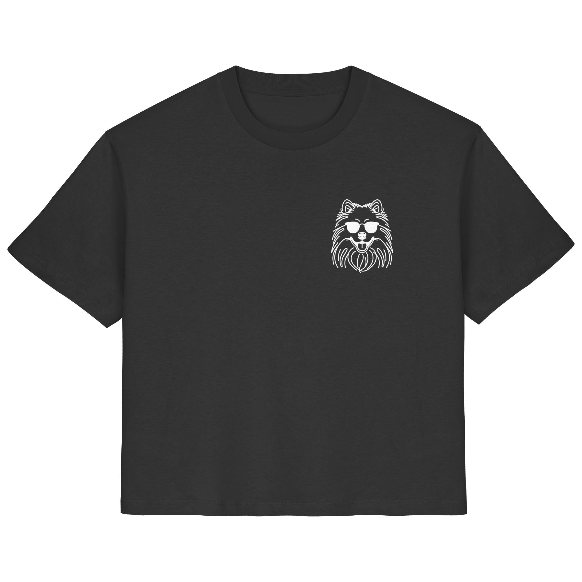 Line Art - Cooler Wolfsspitz - Ladies Organic Shirt