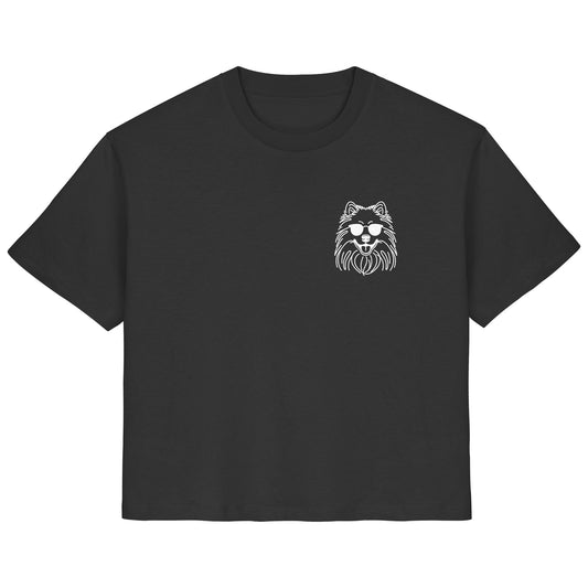 Line Art - Cooler Wolfsspitz - Ladies Organic Shirt