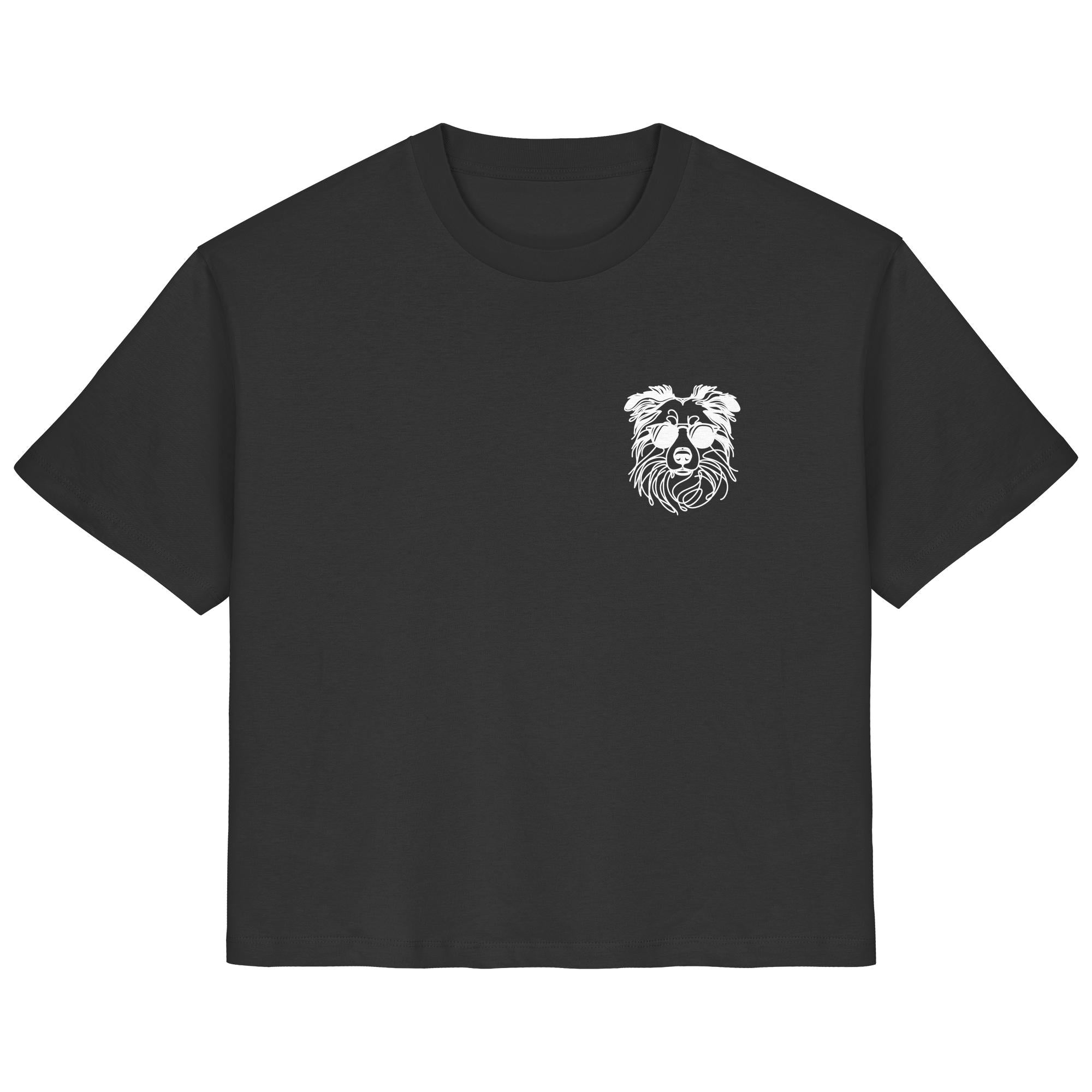 Line Art - Cooler Australian Shepherd - Ladies Organic Shirt