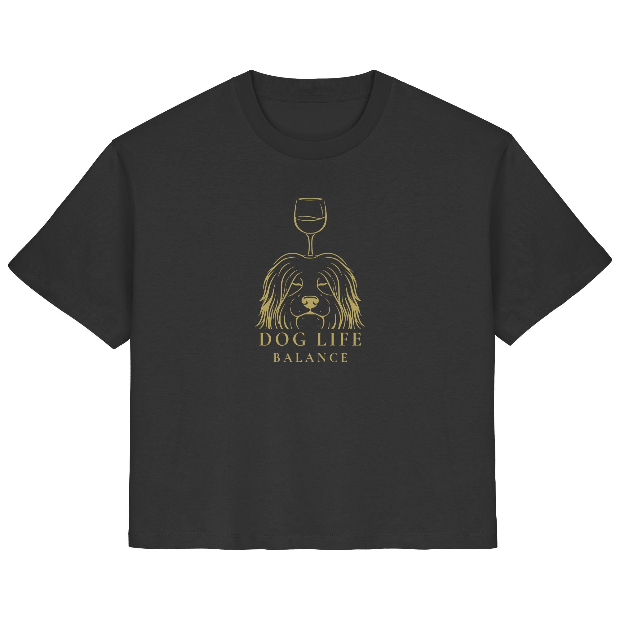 Dog Life Balance - Bearded Collie - Ladies Organic Shirt