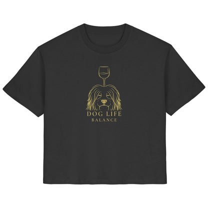Dog Life Balance - Bearded Collie - Ladies Organic Shirt