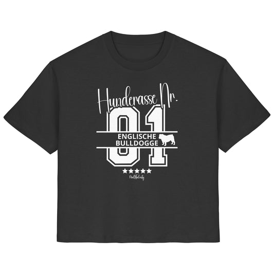 Nr. 01 Englische Bulldogge - Ladies Organic Shirt
