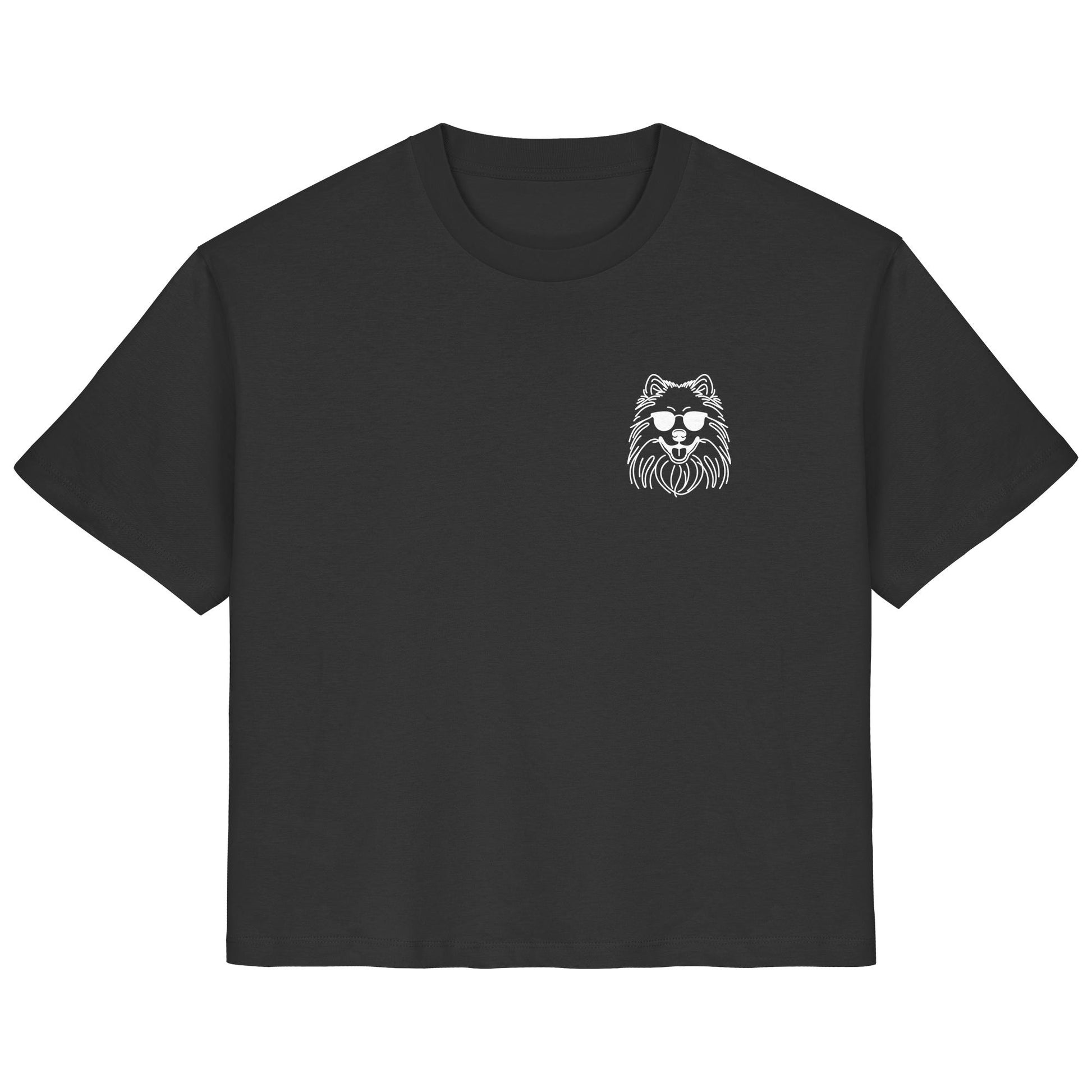 Line Art - Cooler Wolfsspitz - Ladies Organic Shirt