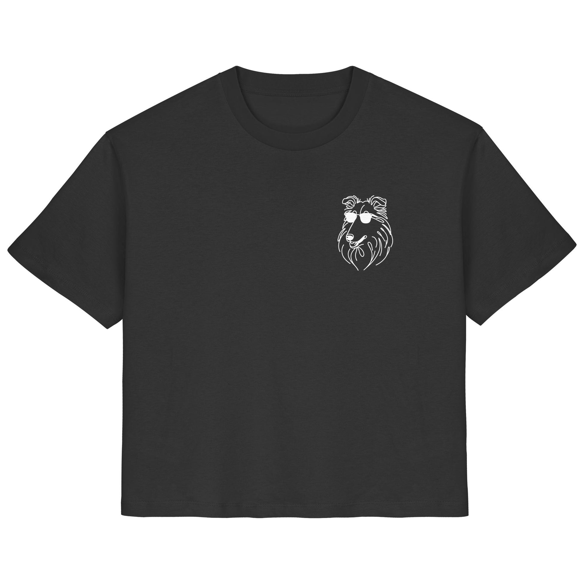 Line Art - Cooler Collie - Ladies Organic Shirt