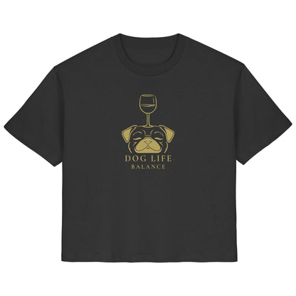 Dog Life Balance - Mops - Ladies Organic Shirt