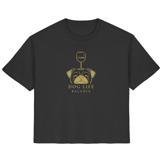 Dog Life Balance - Mops - Ladies Organic Shirt