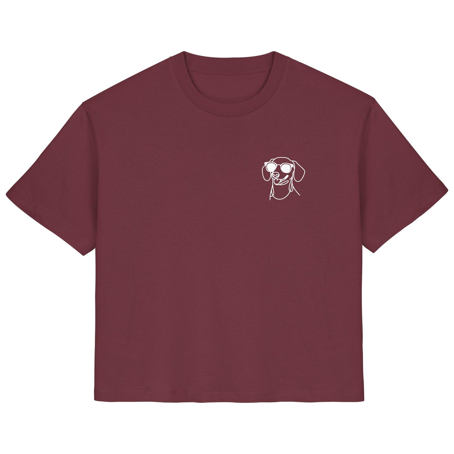 Line Art - Cooler Dackel (Kurzhaar) - Ladies Organic Shirt