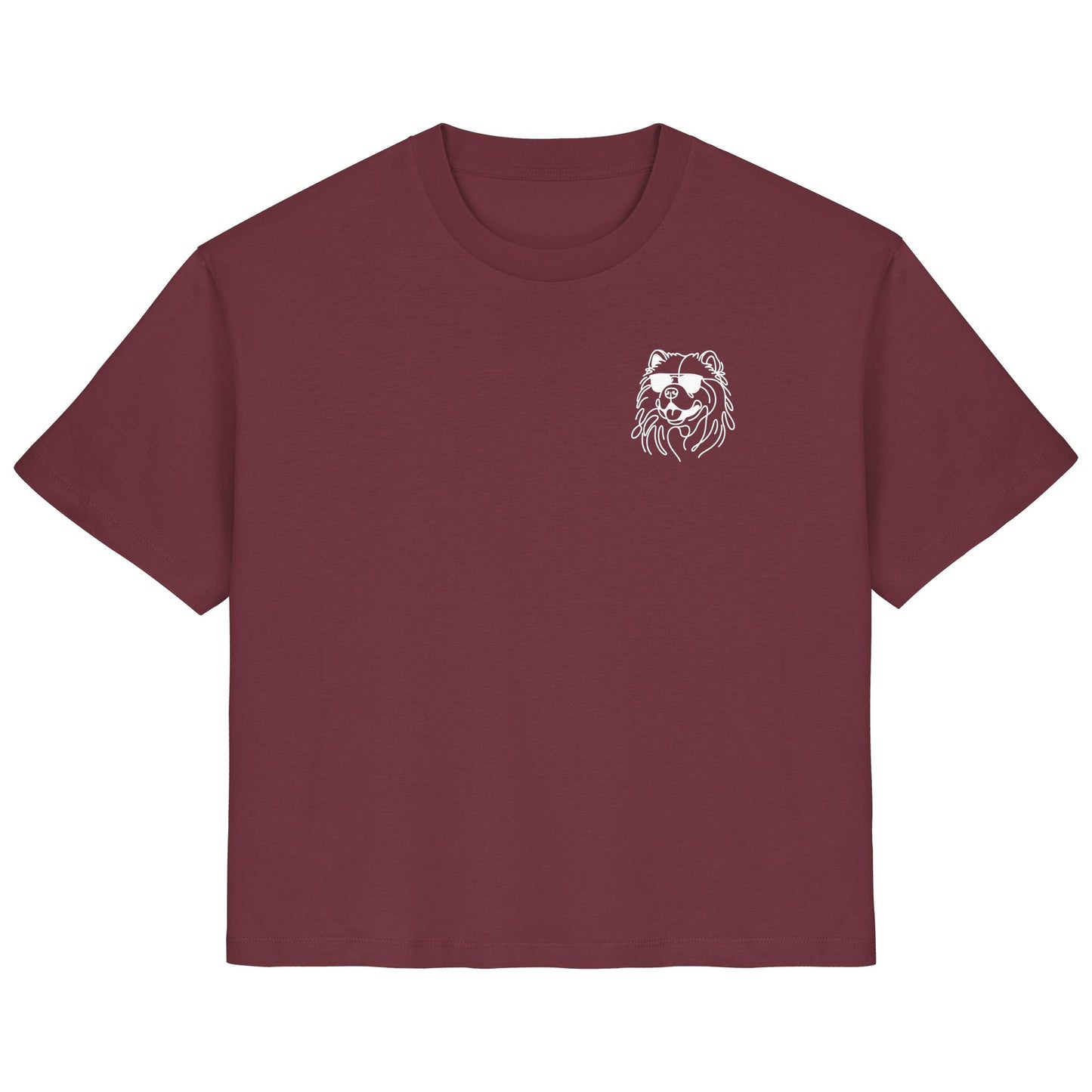 Line Art - Cooler Chow Chow - Ladies Organic Shirt