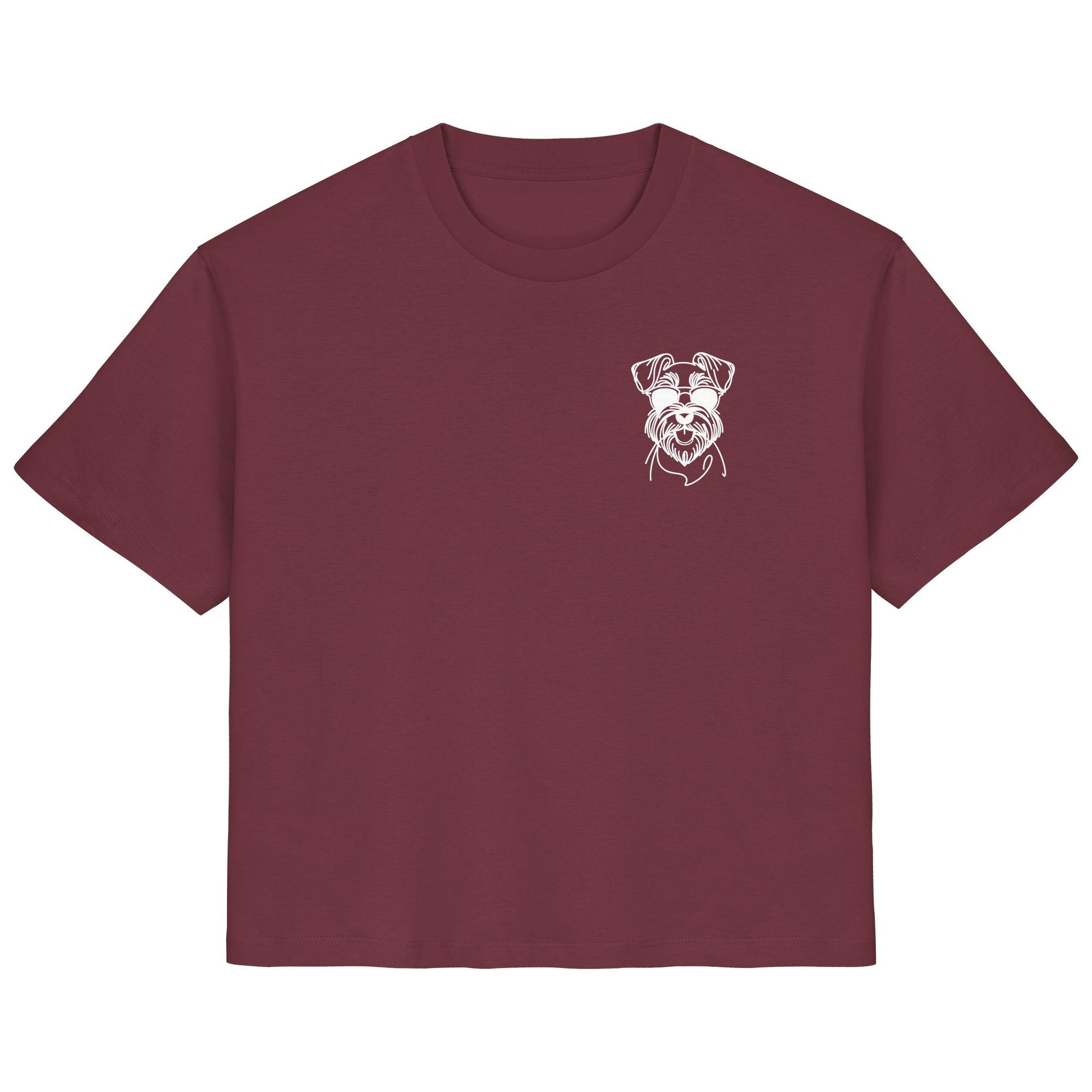 Line Art - Cooler Schnauzer - Ladies Organic Shirt