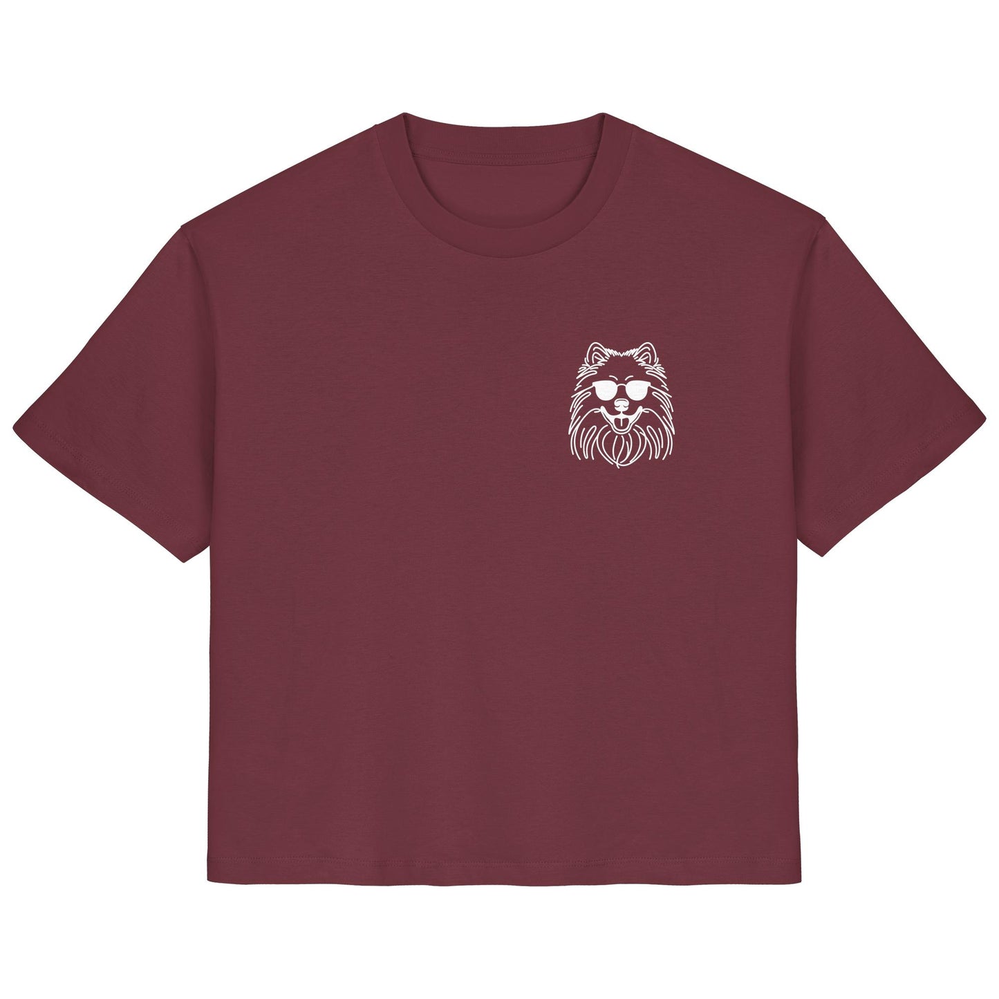 Line Art - Cooler Wolfsspitz - Ladies Organic Shirt