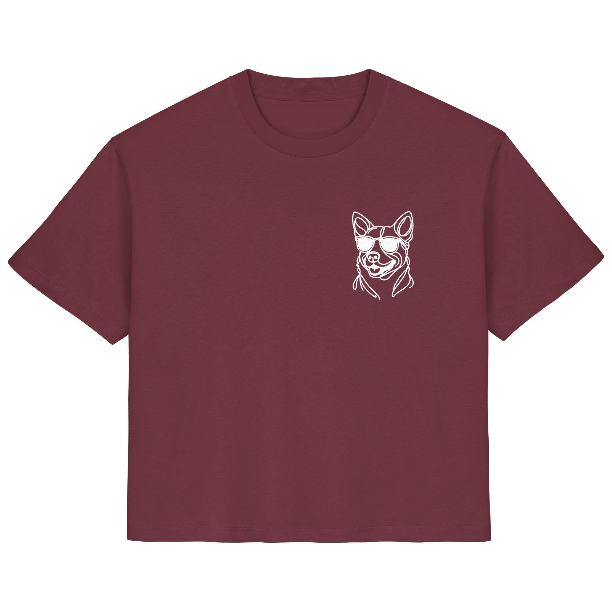 Line Art - Cooler Australian Cattle Dog - Ladies Organic Shirt