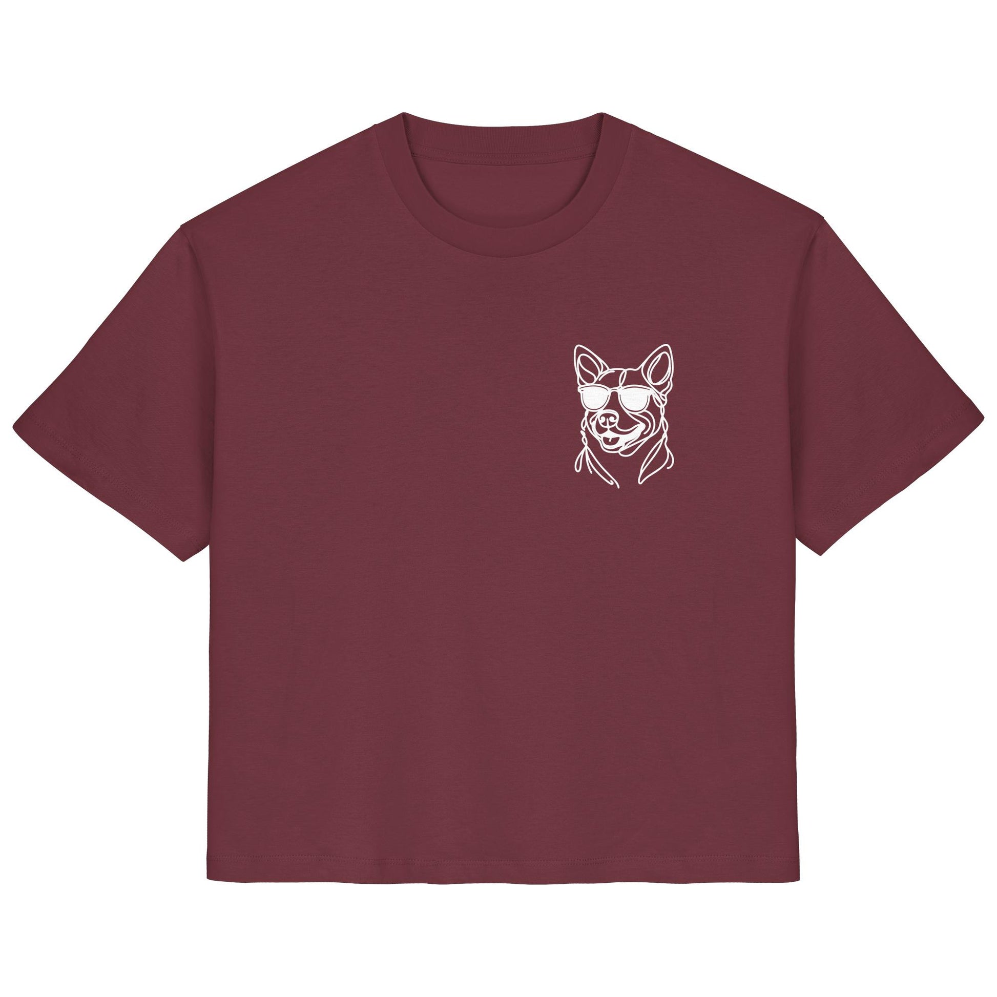 Line Art - Cooler Australian Cattle Dog - Ladies Organic Shirt