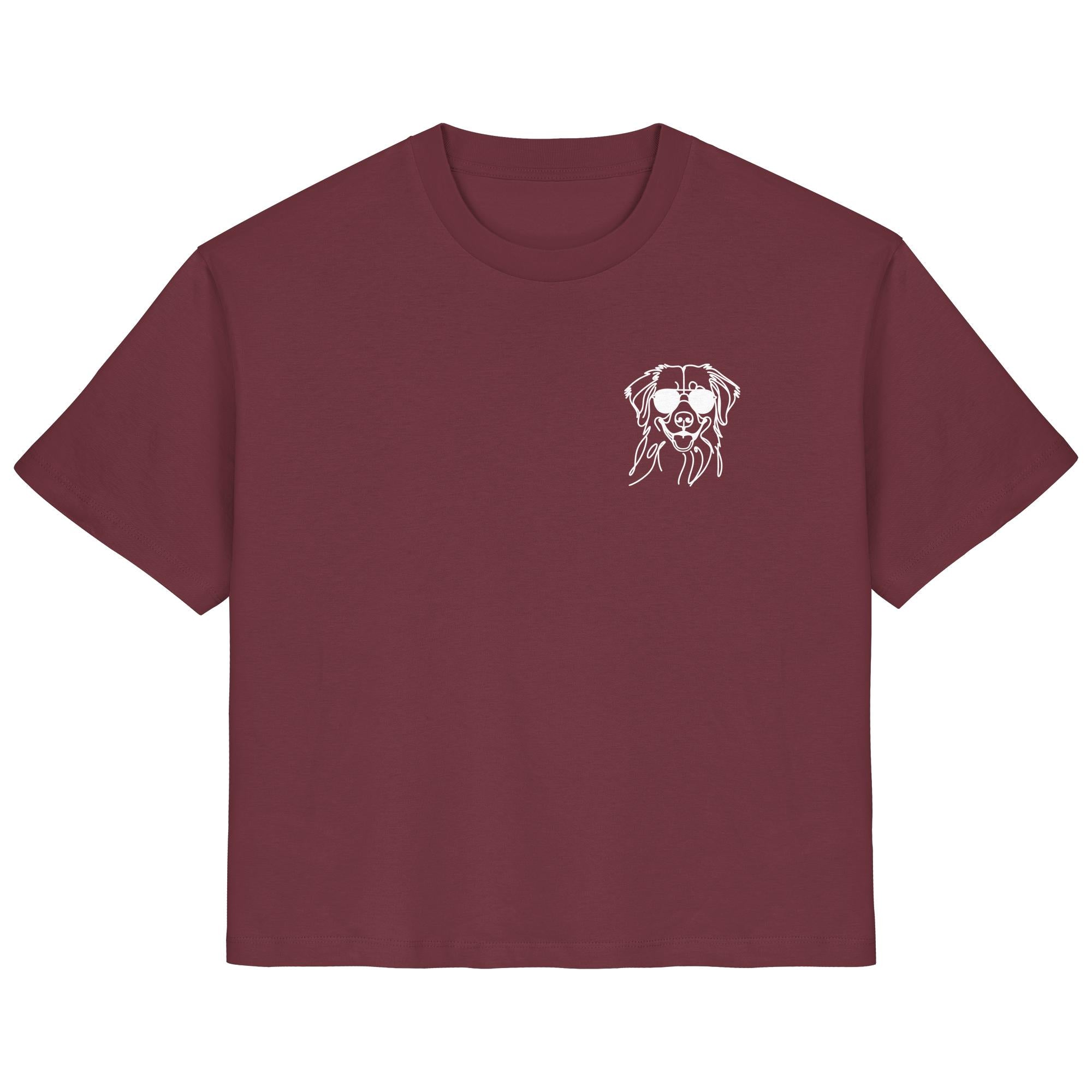 Line Art - Cooler Nova Scotia Duck Tolling Retriever - Ladies Organic Shirt