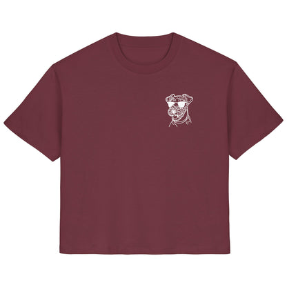 Line Art - Cooler Airedale Terrier - Ladies Organic Shirt