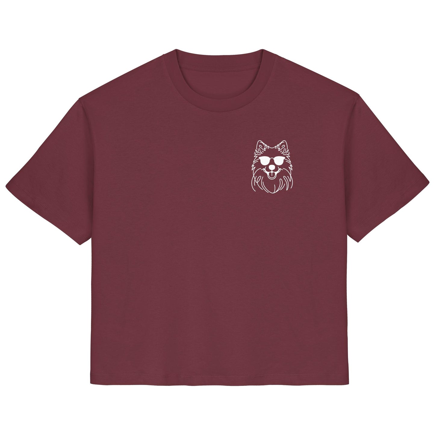 Line Art - Cooler Islandhund - Ladies Organic Shirt