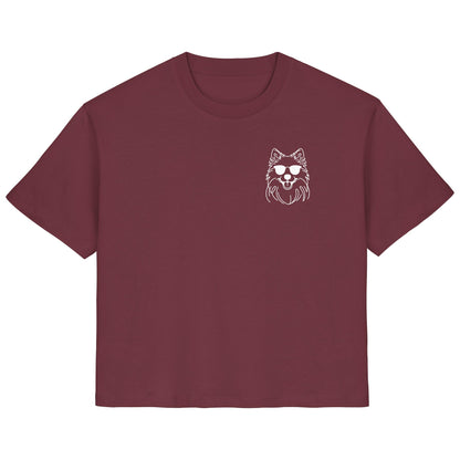 Line Art - Cooler Islandhund - Ladies Organic Shirt