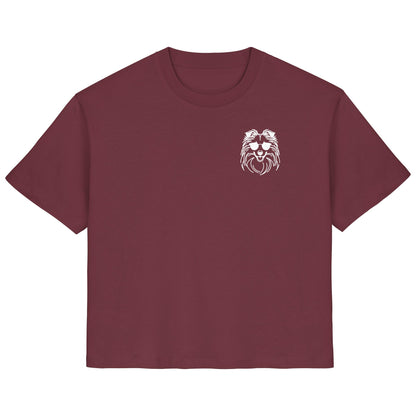 Line Art - Cooler Shetland Sheepdog - Ladies Organic Shirt