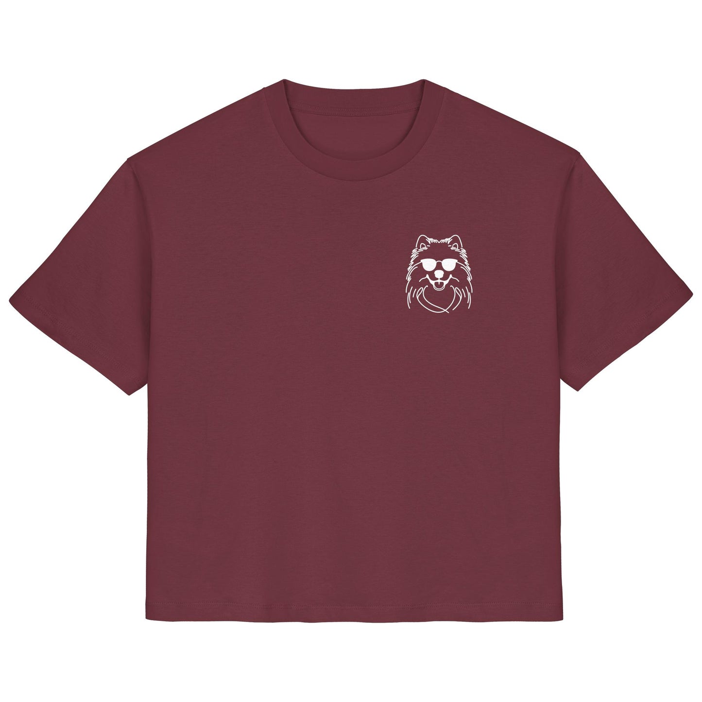 Line Art - Cooler Samojede - Ladies Organic Shirt