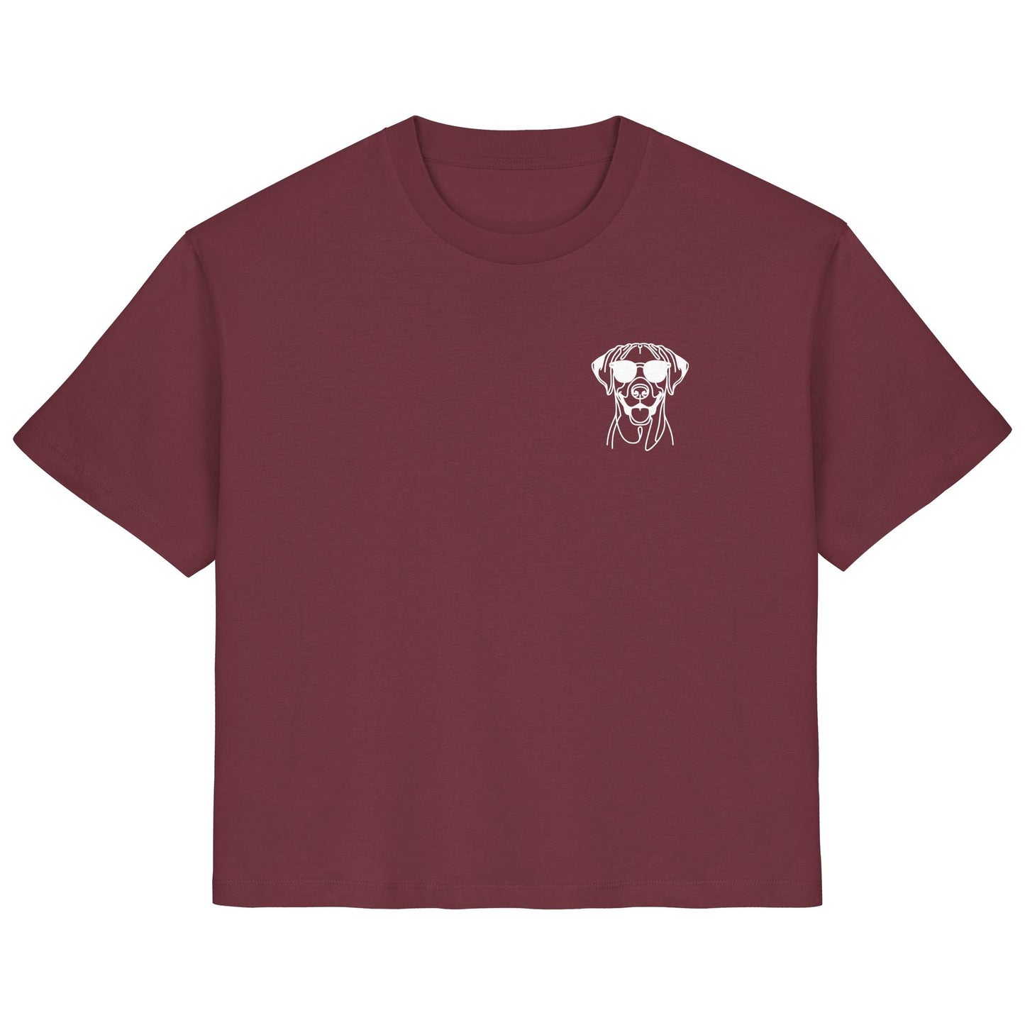 Line Art - Cooler Rhodesian Ridgeback - Ladies Organic Shirt