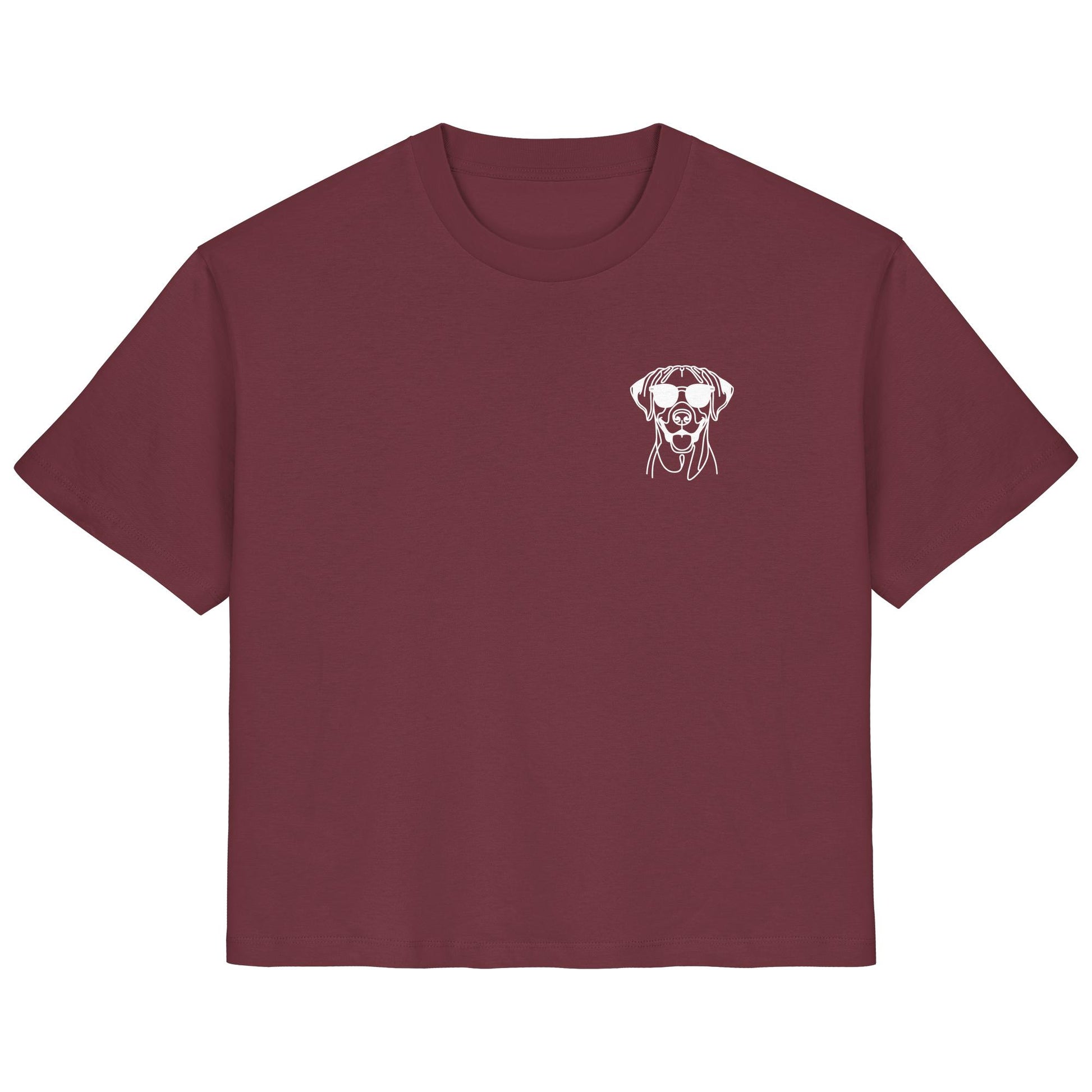 Line Art - Cooler Rhodesian Ridgeback - Ladies Organic Shirt