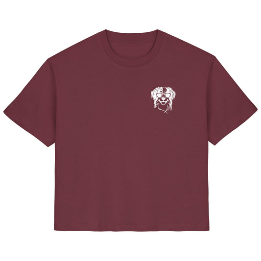 Line Art - Cooler Kooikerhondje - Ladies Organic Shirt