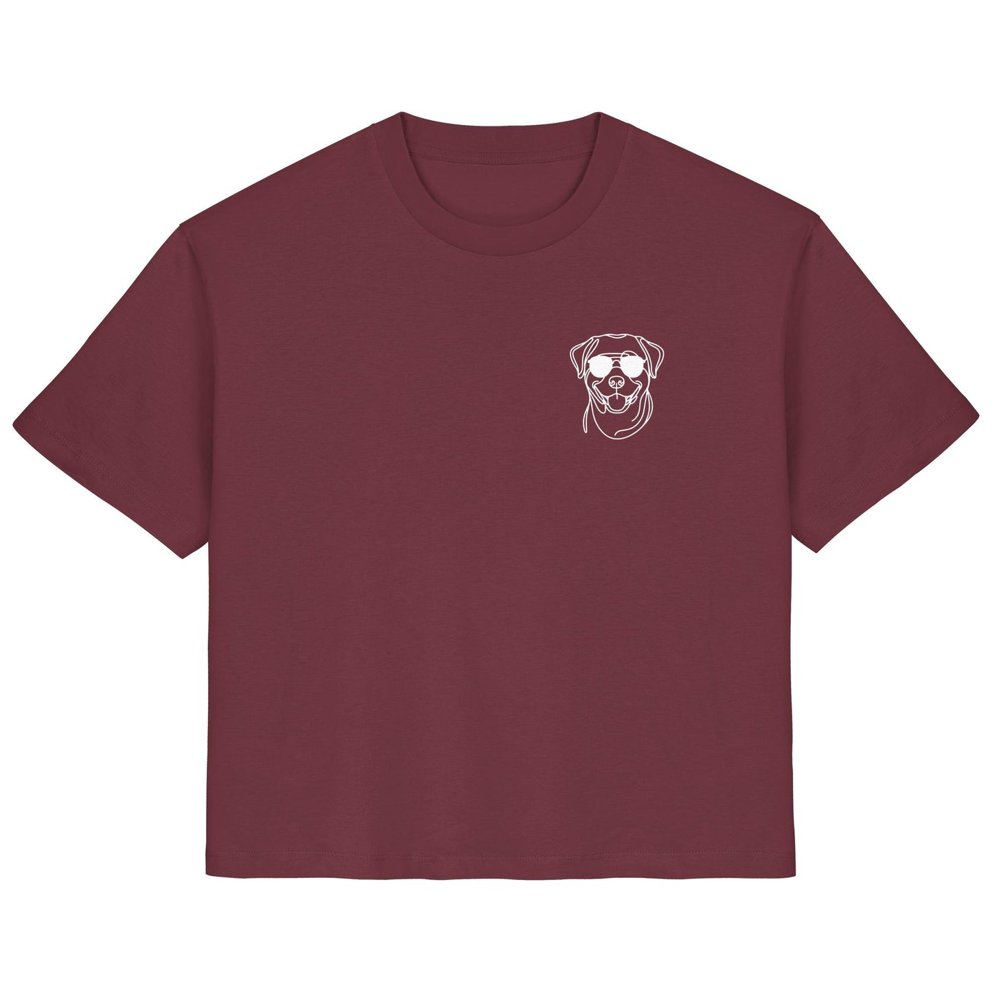 Line Art - Cooler Rottweiler - Ladies Organic Shirt